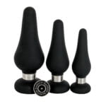 Banoch Buttplug set ring luxe Siliconen zwart 3 delig 987101955 1 scaled scaled