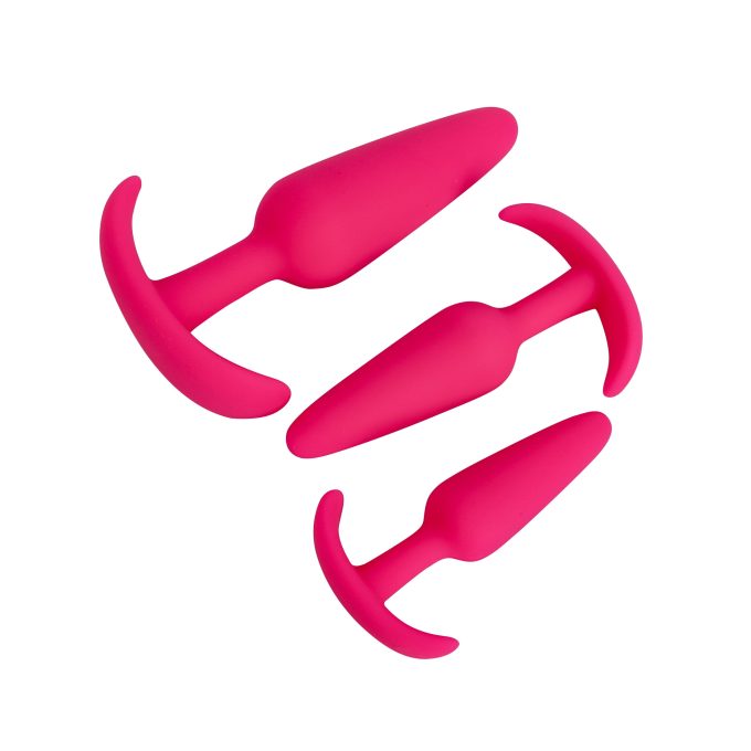 Banoch Buttplug set siliconen ergo roze 3 delig 987102121 2 scaled scaled