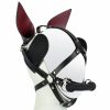 Banoch Mask Horseplay zwart pu Leer ponyplay bit gag masker 987101988 2 Banoch Mask Horseplay zwart pu Leer ponyplay bit gag masker 987101988 2