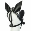 Banoch Mask Horseplay zwart pu Leer ponyplay bit gag masker 987101988 3 Banoch Mask Horseplay zwart pu Leer ponyplay bit gag masker 987101988 3
