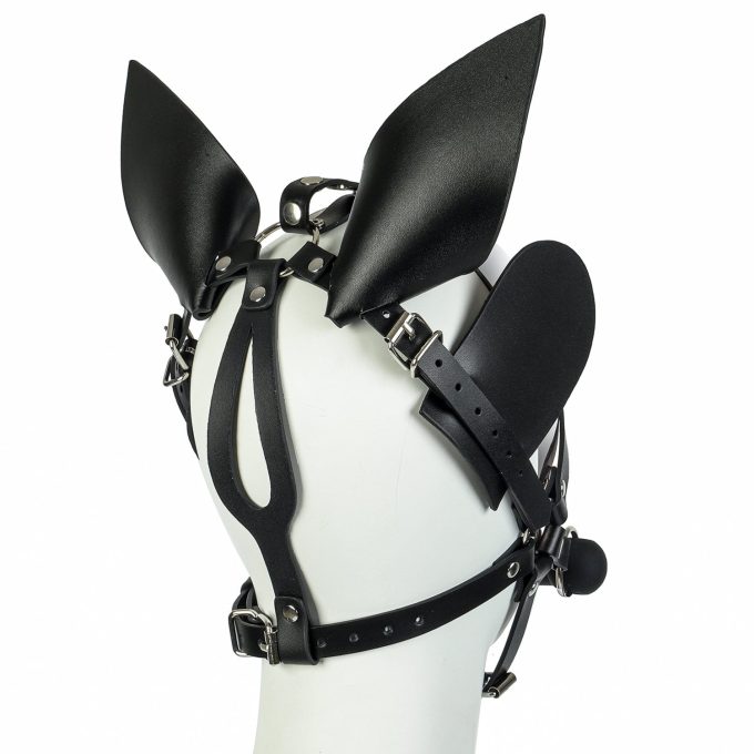 Banoch Mask Horseplay zwart pu Leer ponyplay bit gag masker 987101988 3 Banoch Mask Horseplay zwart pu Leer ponyplay bit gag masker 987101988 3