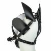 Banoch Mask Horseplay zwart pu Leer ponyplay bit gag masker 987101988 4 Banoch Mask Horseplay zwart pu Leer ponyplay bit gag masker 987101988 4