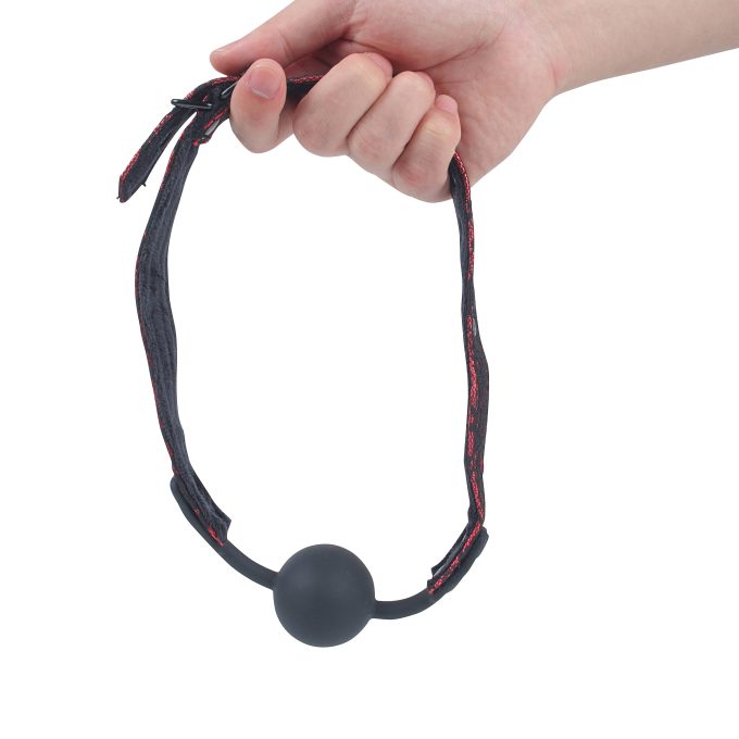 Banoch courtesan ballgag red siliconen Bal ∅ 4 cm (3)
