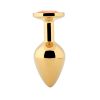 Banoch Buttplug Aurora amber gold Small Metalen buttplug Diamant oranje 8 scaled scaled