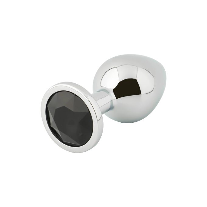 Banoch Buttplug Aurora black Small Metalen buttplug Diamant steen zwart 987102235 6 scaled scaled