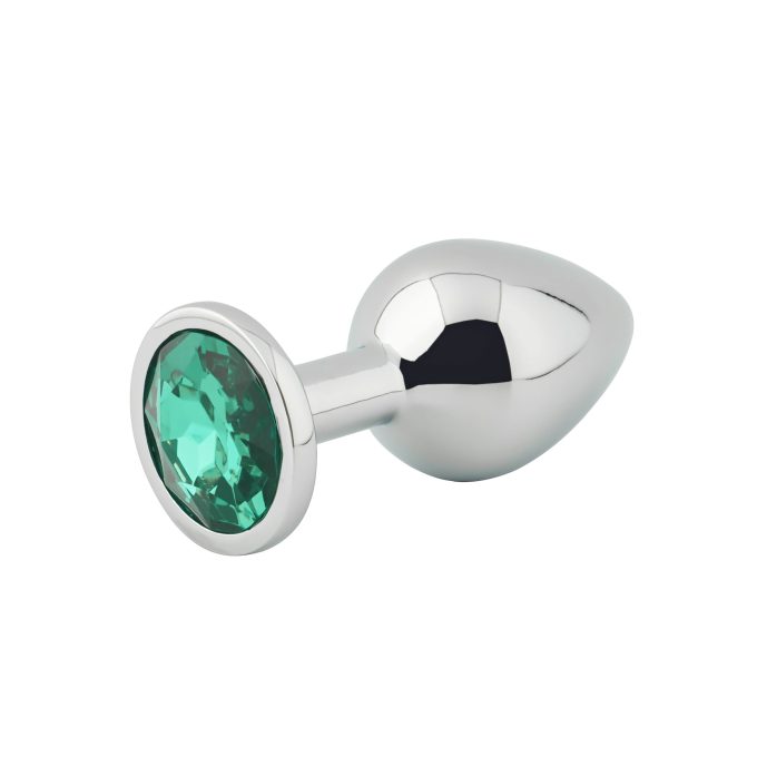 Banoch Buttplug Aurora green Metalen buttplug Diamant steen groen 97102262 6 scaled scaled