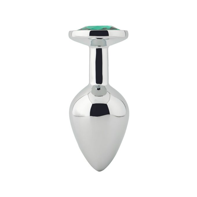 Banoch Buttplug Aurora green Metalen buttplug Diamant steen groen 97102262 8 scaled scaled