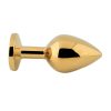 Banoch Buttplug Aurora rainbow gold Small gouden Metalen buttplug Diamant steen 2 scaled scaled