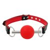 Banoch Ball gag Red Luxe Siliconen Rood 4 scaled scaled