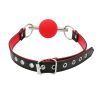 Banoch Ball gag Red Luxe Siliconen Rood 6 scaled scaled