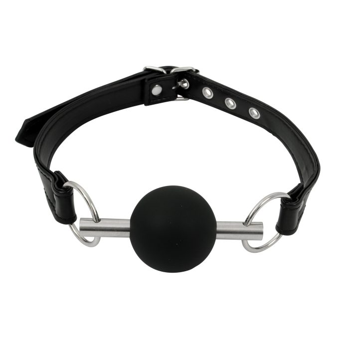 Banoch Ballgag black Luxe Siliconen Zwart bondage 2 scaled scaled