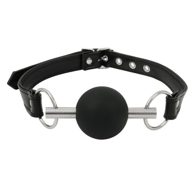 Banoch Ballgag black Luxe Siliconen Zwart bondage 3 scaled scaled