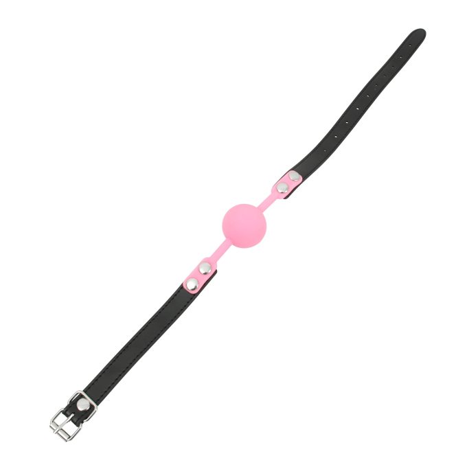 Banoch Ballgag siliconen met verstelbare band Roze Bal ∅ 4 cm bondage 2 scaled scaled