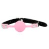 Banoch Ballgag siliconen met verstelbare band Roze Bal ∅ 4 cm bondage 6 scaled scaled