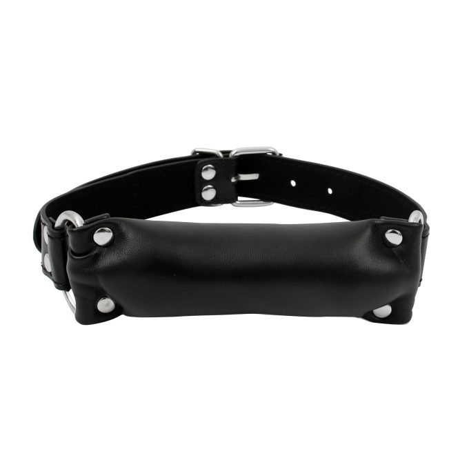 Banoch Bit gag soft straight black bitgag van imitatieleer zwart bdsm 2 scaled scaled