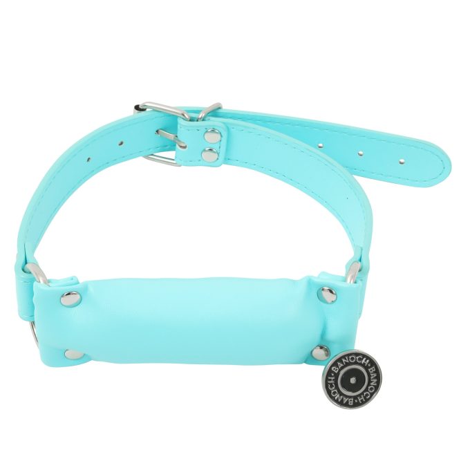 Banoch Bit gag soft straight blue bitgag van imitatieleer blauw 7 scaled scaled