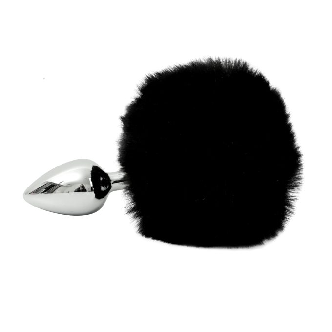 Banoch Buttplug Lepus Black Konijnen staart Metaal Zwart 2 scaled scaled