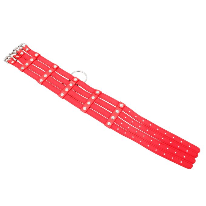 Banoch Collar Leash Flamboyante Red rode pu leren halsband met riem bdsm 1 scaled scaled Banoch Collar Leash Flamboyante Red rode pu leren halsband met riem bdsm 1 scaled scaled