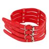 Banoch Collar Leash Flamboyante Red rode pu leren halsband met riem bdsm 5 scaled scaled Banoch Collar Leash Flamboyante Red rode pu leren halsband met riem bdsm 5 scaled scaled