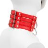 Banoch Collar Leash Flamboyante Red rode pu leren halsband met riem bdsm 7 scaled scaled Banoch Collar Leash Flamboyante Red rode pu leren halsband met riem bdsm 7 scaled scaled