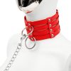 Banoch Collar Leash Flamboyante Red rode pu leren halsband met riem bdsm 8 scaled scaled Banoch Collar Leash Flamboyante Red rode pu leren halsband met riem bdsm 8 scaled scaled