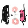 Banoch La Diva hot pink bondage blinddoek zweepje en handboeien 15 scaled scaled