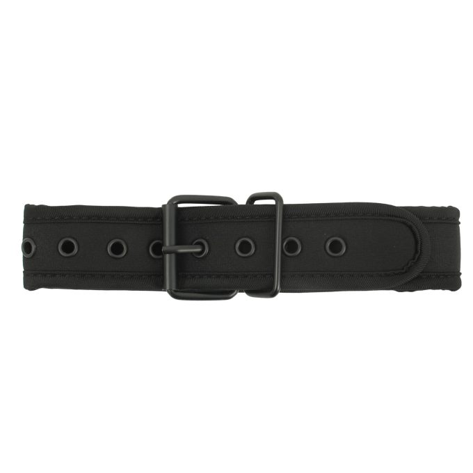 Banoch Lindo Collar Black mesh Neoprene halsband zwart mesh neopreen puppy play 2 scaled scaled