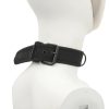Banoch Lindo Collar Black mesh Neoprene halsband zwart mesh neopreen puppy play 4 scaled scaled