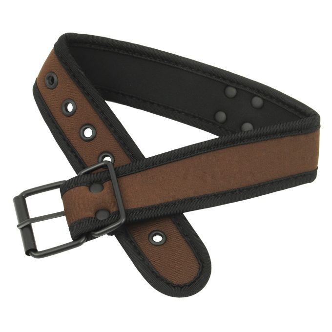 Banoch Lindo Collar Marron Neoprene halsband bruin neopreen puppy play 1 scaled scaled Banoch Lindo Collar Marron Neoprene halsband bruin neopreen puppy play 1 scaled scaled