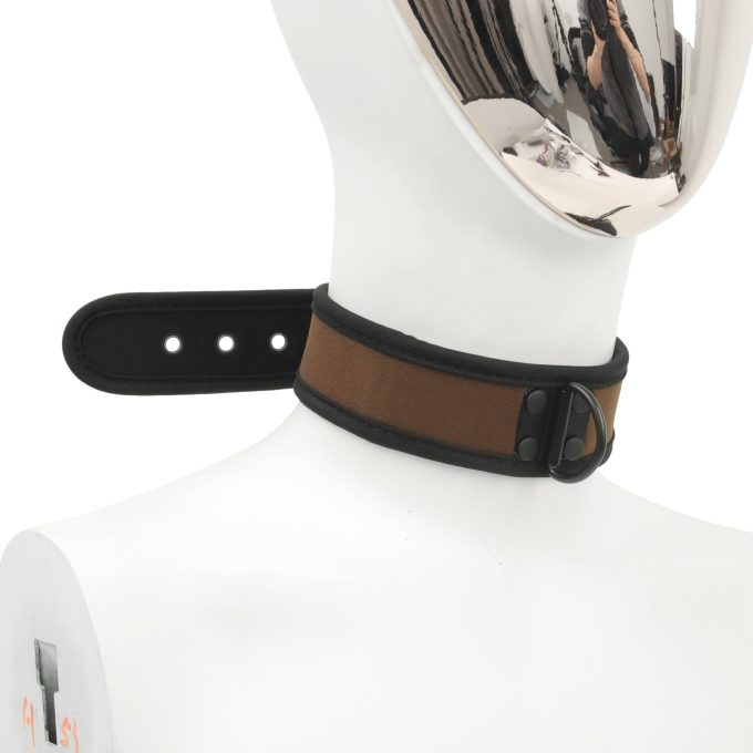 Banoch Lindo Collar Marron Neoprene halsband bruin neopreen puppy play 3 scaled scaled Banoch Lindo Collar Marron Neoprene halsband bruin neopreen puppy play 3 scaled scaled