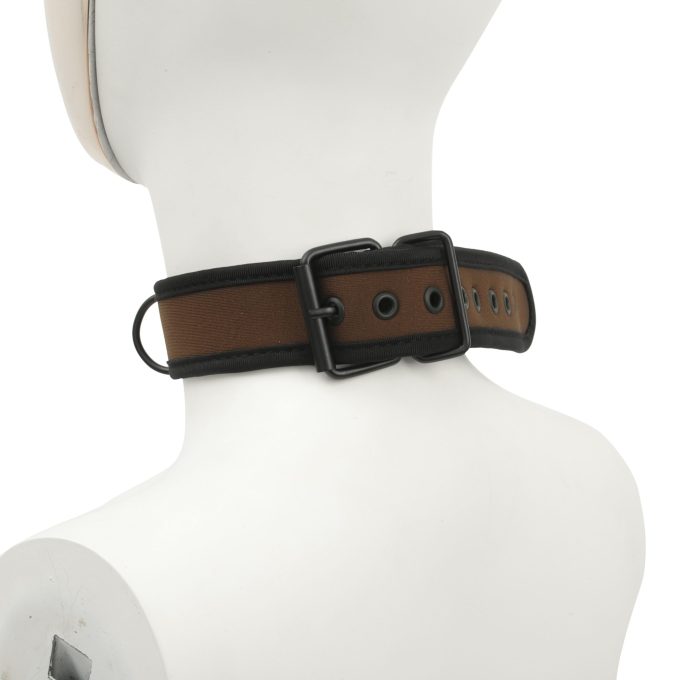 Banoch Lindo Collar Marron Neoprene halsband bruin neopreen puppy play 4 scaled scaled Banoch Lindo Collar Marron Neoprene halsband bruin neopreen puppy play 4 scaled scaled