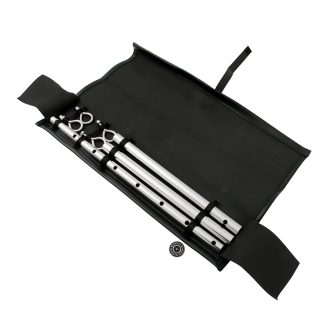 Banoch Spreidstang verstelbaar hoes 50 cm 80 cm zilver spreader bar bondage 14 scaled