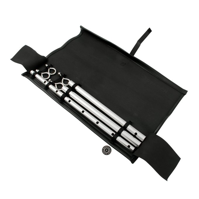 Banoch Spreidstang verstelbaar hoes 50 cm 80 cm zilver spreader bar bondage 14 scaled