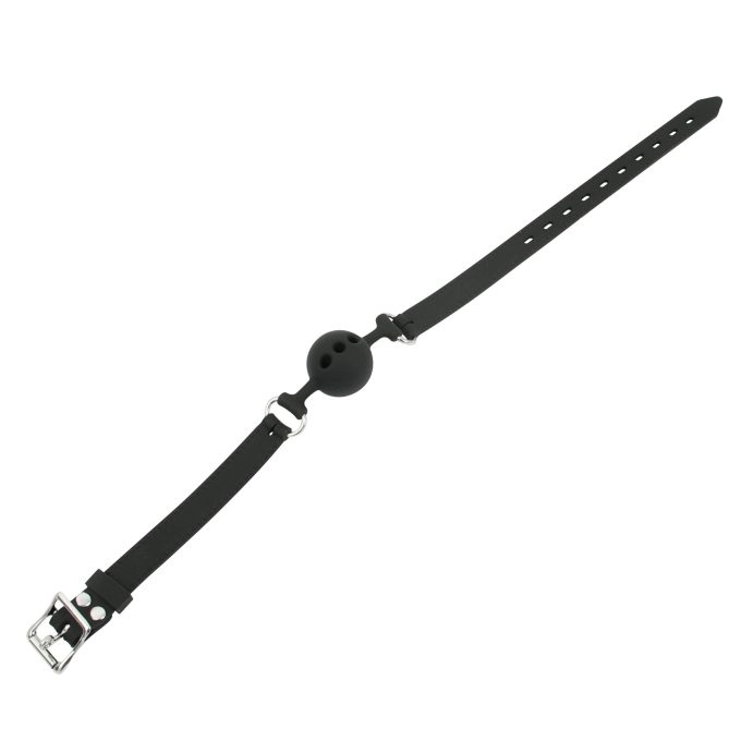 Banoch ball gag siliconen small zwart O 35 cm 1 scaled scaled