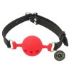 Banoch ballgag siliconen medium rood O 45 cm 11 scaled scaled