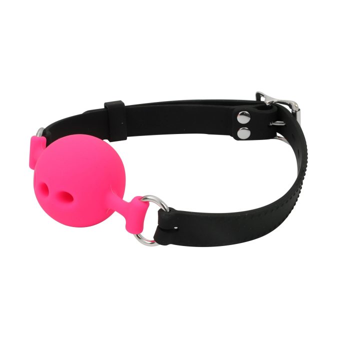 Banoch ballgag siliconen small roze O 35 cm bdsm 6 scaled scaled
