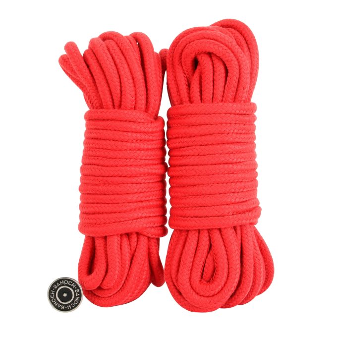 Banoch bondagetouw rood 2 stuks scaled scaled