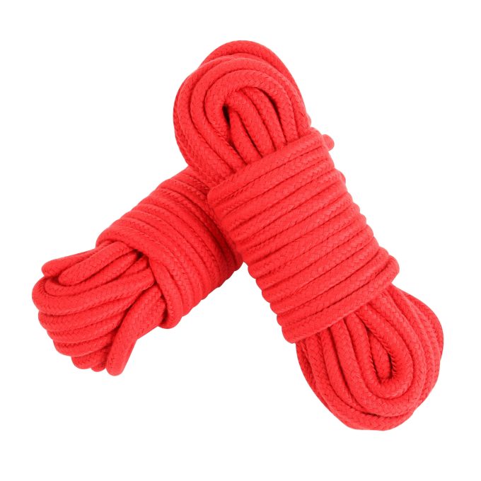 Banoch bondagetouw rood getapeld scaled scaled