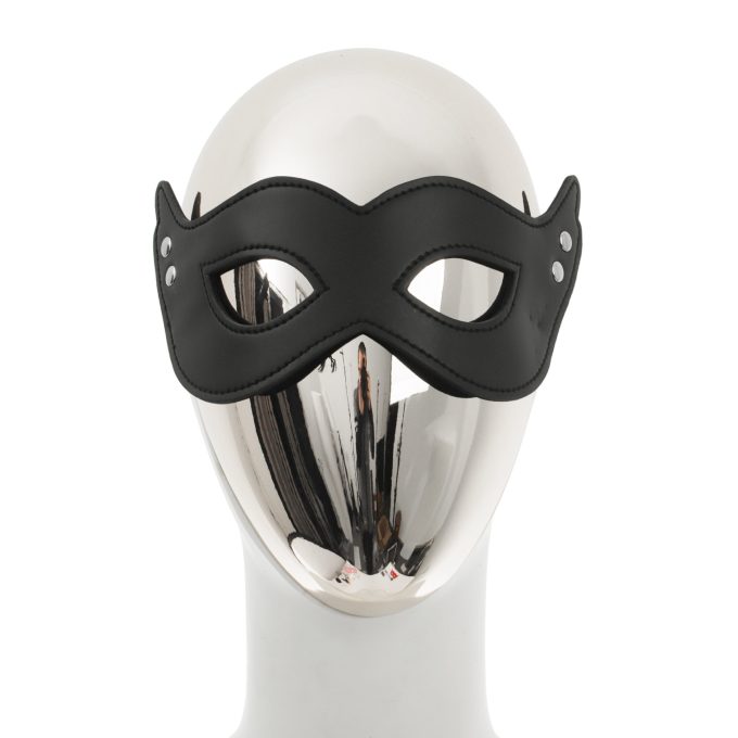 Banoch mask villain black masker van imitatieleer zwart 2 scaled scaled