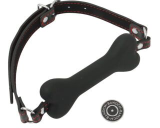 Banoch mouth gag bone siliconen gag bot zwart hondenbot bondage 7 scaled scaled