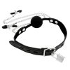 Banoch siliconen Ballgag met tepelklemmen Zwart 4 scaled scaled