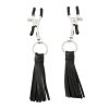 Pinch Tepelklemmen Black Tassel Verstelbaar Tepelkwastjes Zwart 3 scaled scaled