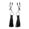 Pinch Tepelklemmen Black Tassel Verstelbaar Tepelkwastjes Zwart 4 scaled scaled