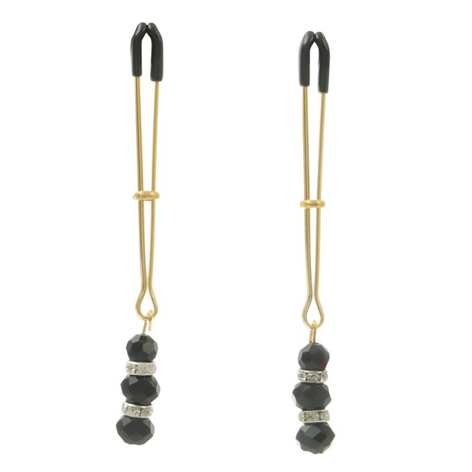 Pinch Tepelklemmen Nipple Clamp Diamond Gold Pincet Verstelbaar met diamantjes 2 scaled scaled