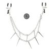 Pinch Tepelklemmen Nippleclamps punk Verstelbaar met Ketting Wit 6 scaled scaled