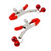 Pinch Tepelklemmen Nippleclamps red Verstelbaar Rood met belletjes 2 scaled scaled