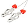 Pinch Tepelklemmen Pinces amour Dur Ketting Hart Rood 3 scaled scaled