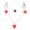 Pinch Tepelklemmen Pinces amour Dur Ketting Hart Rood 6 scaled scaled