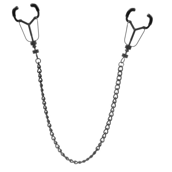 Pinch Tepelklemmen Pinces de Q. Noir bauhaus Verstelbaar Ketting Zwart 6 scaled scaled