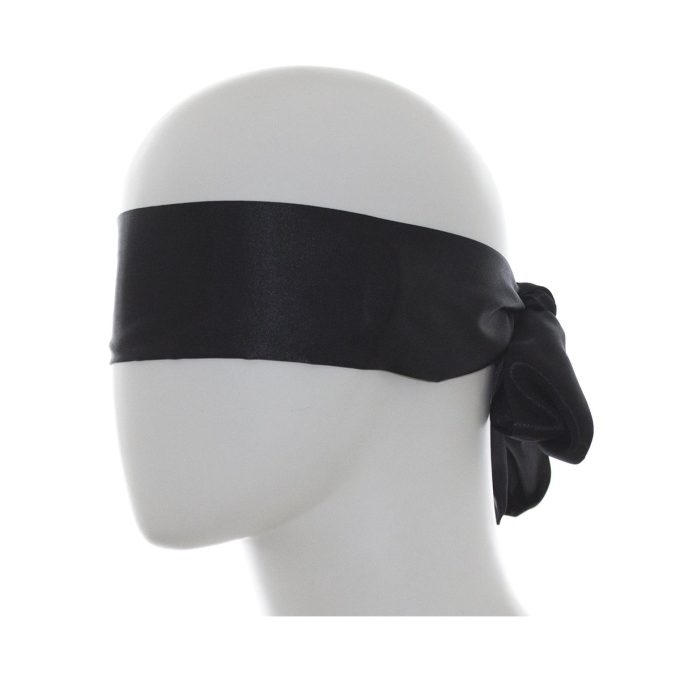Banoch Blindoek ZwartWit zacht 150 cm 8 cm breed 4 Banoch Blindoek ZwartWit zacht 150 cm 8 cm breed 4